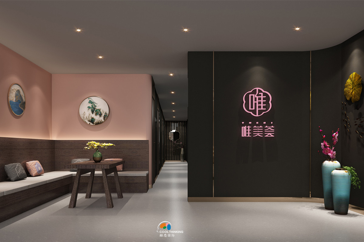 深圳美容院装修设计 现代简约风格